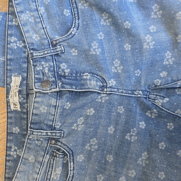 Free People Floral Print skinny Jeans - Picture 4 of 4